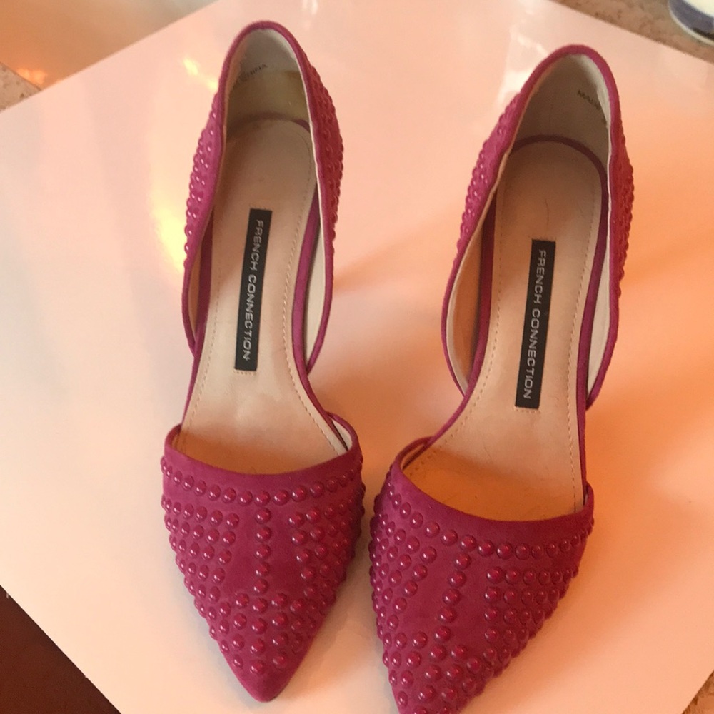 Pink high heels